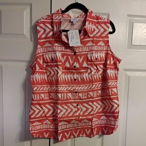 LuLaRoe Roxanne Snap Tank Top NWT